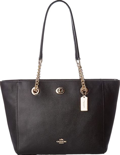 fake leather coach tote|coach bag with side pockets.